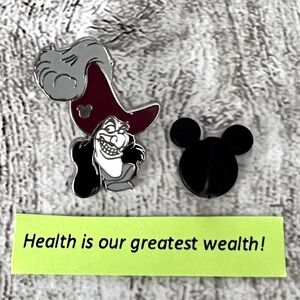Disney Pin - Hidden Mickey - Captain Hook - Villain